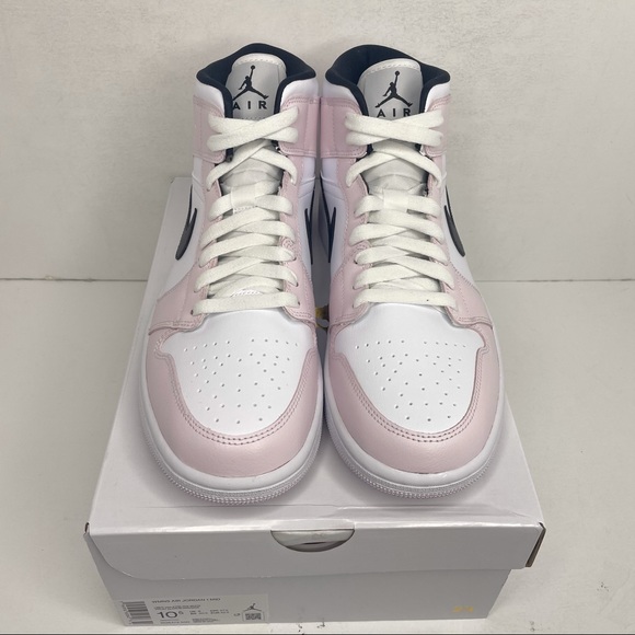 Nike Air Jordan 1 Retro Mid WMNS “Barely Rose” NEW - Picture 2 of 4